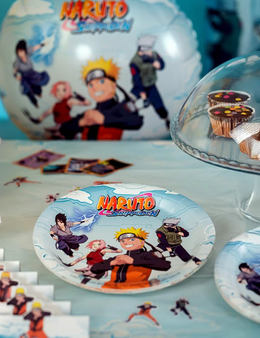 Рециклируема хартиена покривка Naruto Shippuden™ 136 x 228 cm