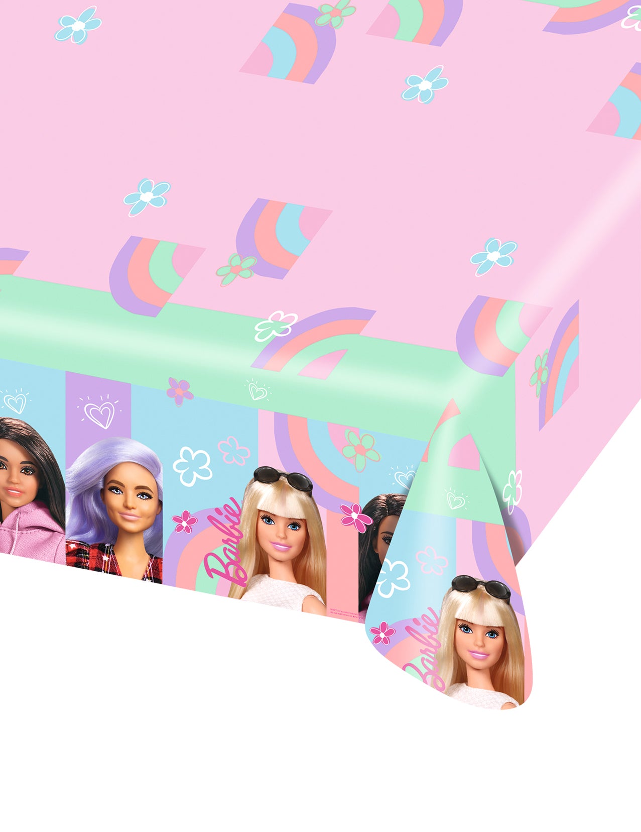 Пластмасова покривка за маса Barbie Sweet Life™ 120 x 180 cm
