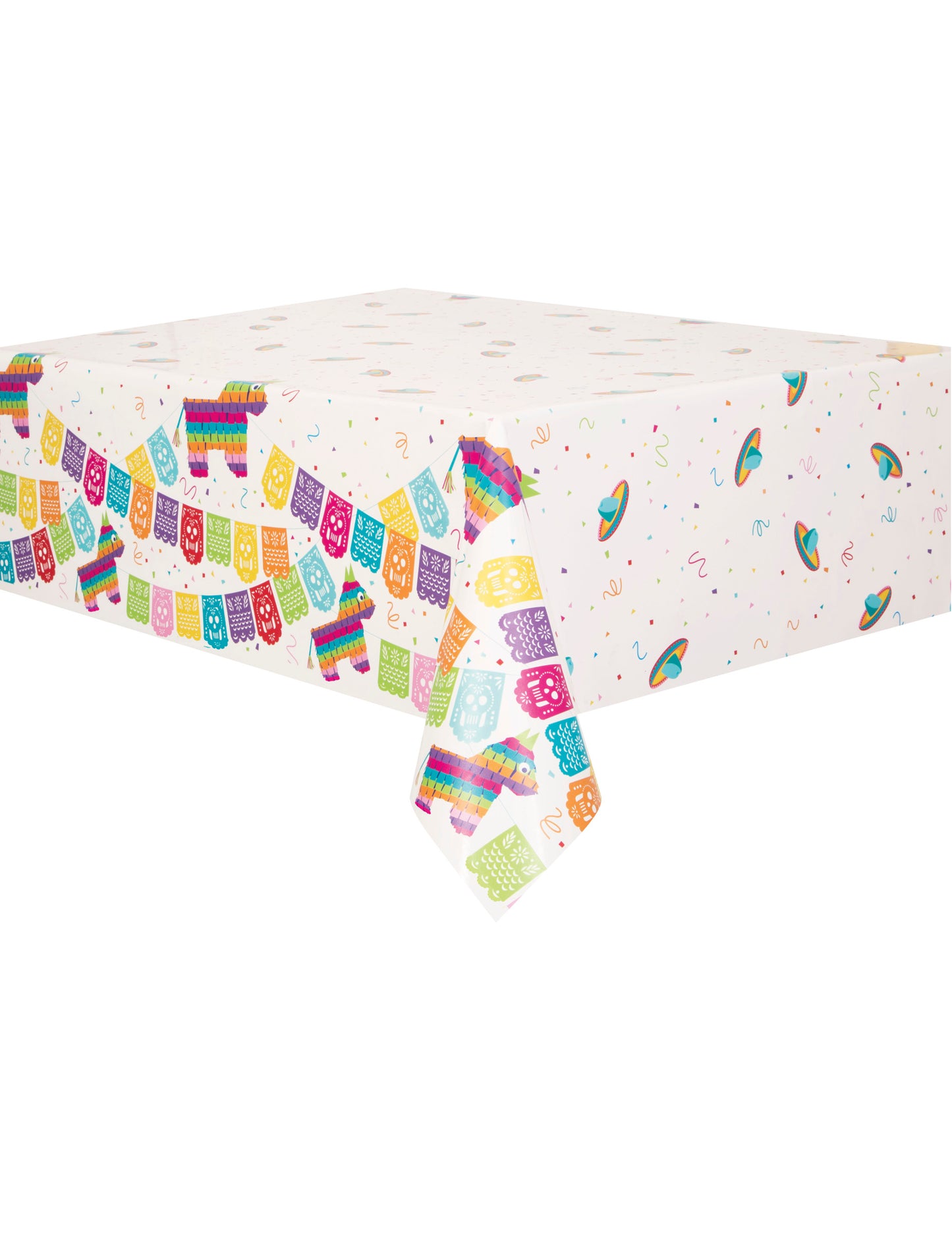 Мексиканска фиеста пластмасова покривка 137 x 213 cm