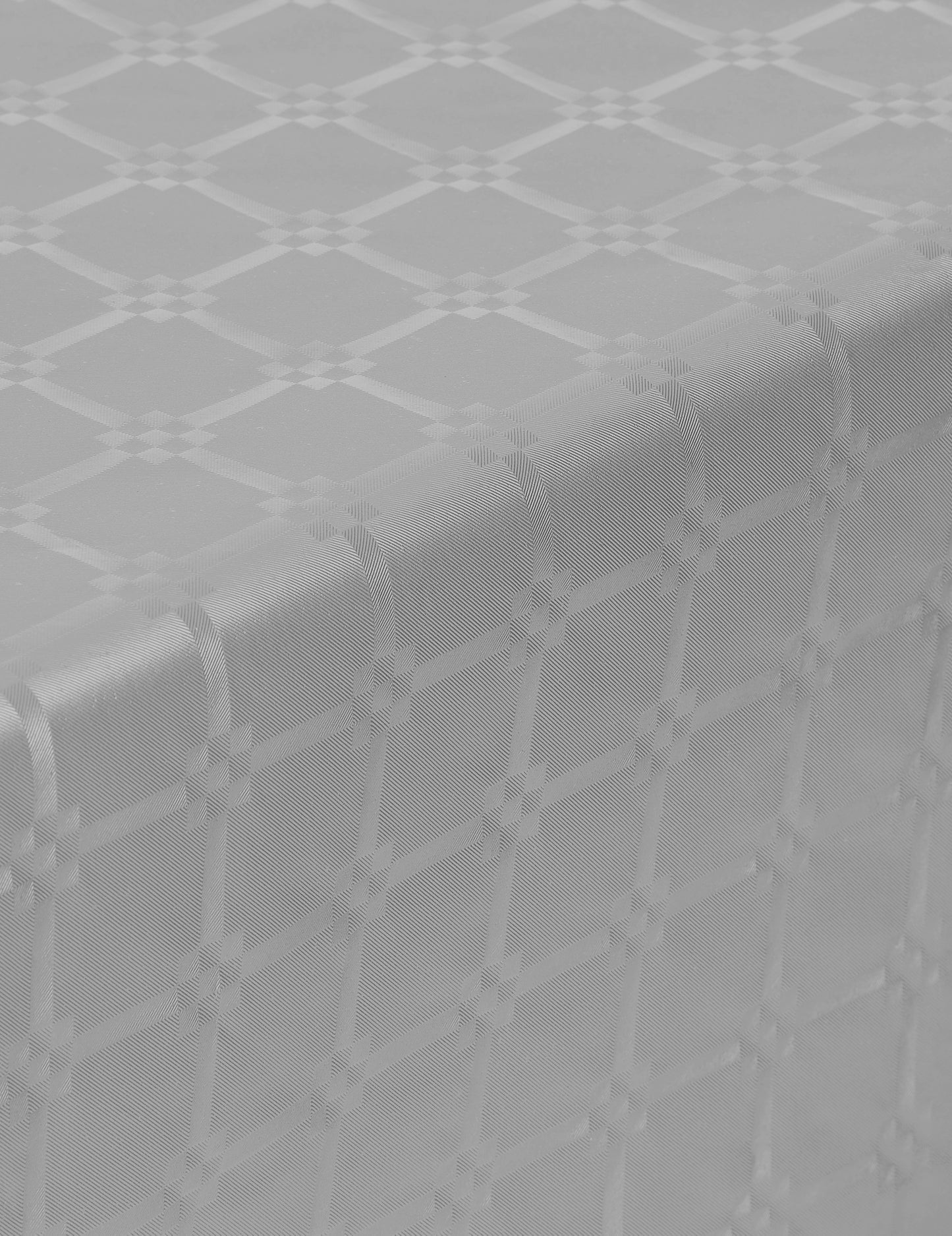 Ролка покривка за маса от сива дамаска хартия, 1,2 x 6 м