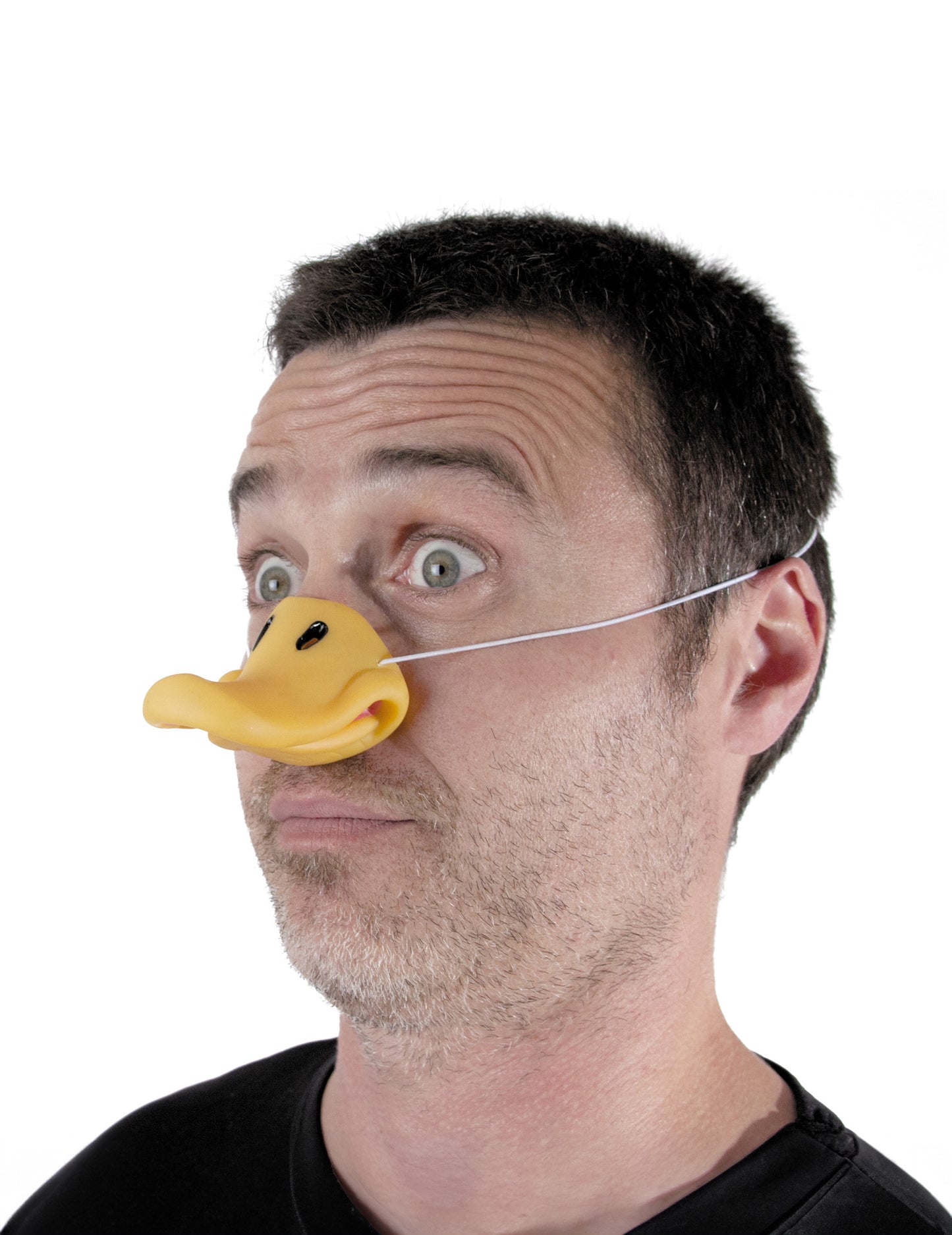 Профилен изглед на жълтия патешки нос за възрастни