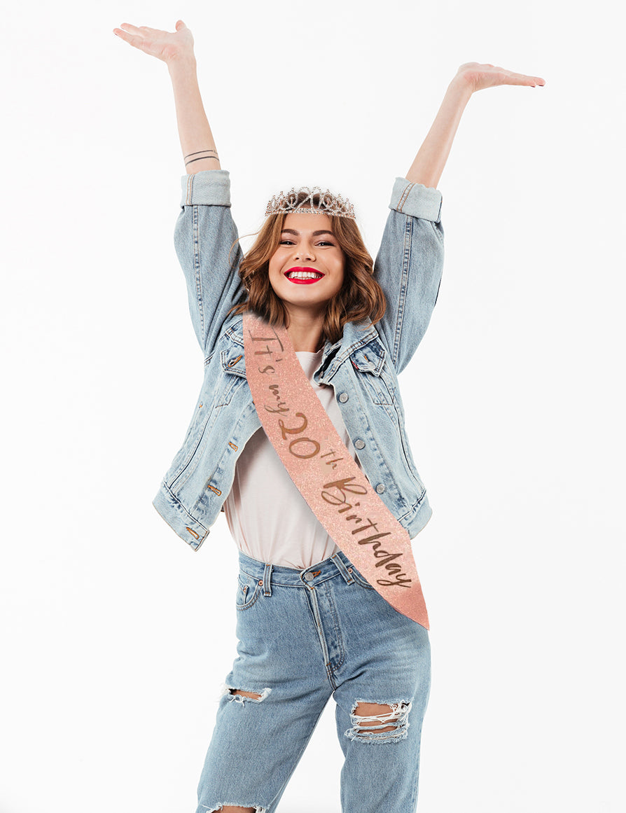 Mise en situation du pack d'accessoires anniversaire 20 ans