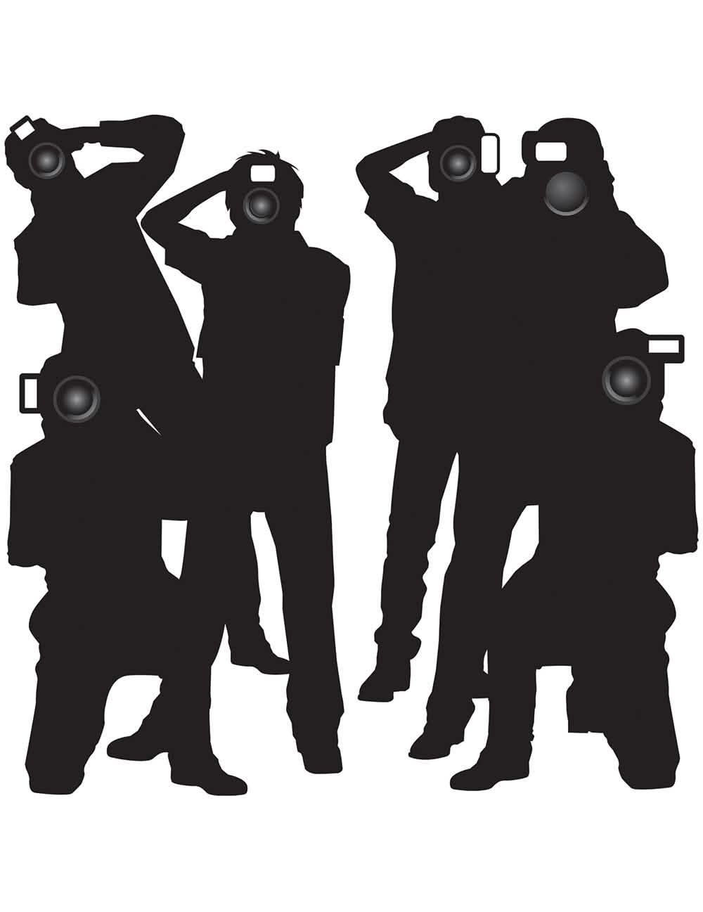 Черни стенни декорации Paparazzi силуети