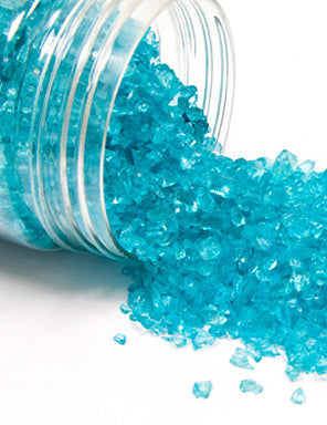 Тюркоазени стъклени хапки, 400 г, за декорация на маса