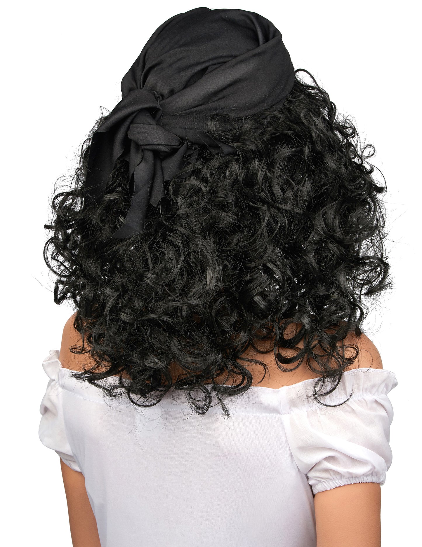 Черна пиратска жена перука