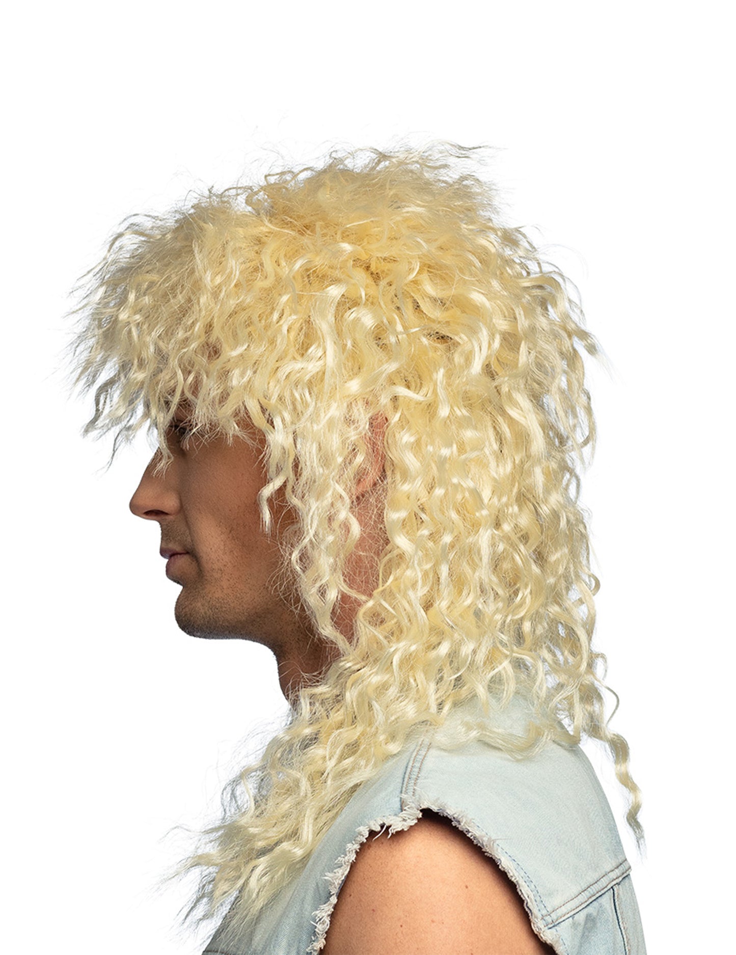 Певица за възрастни блондинки рок перука