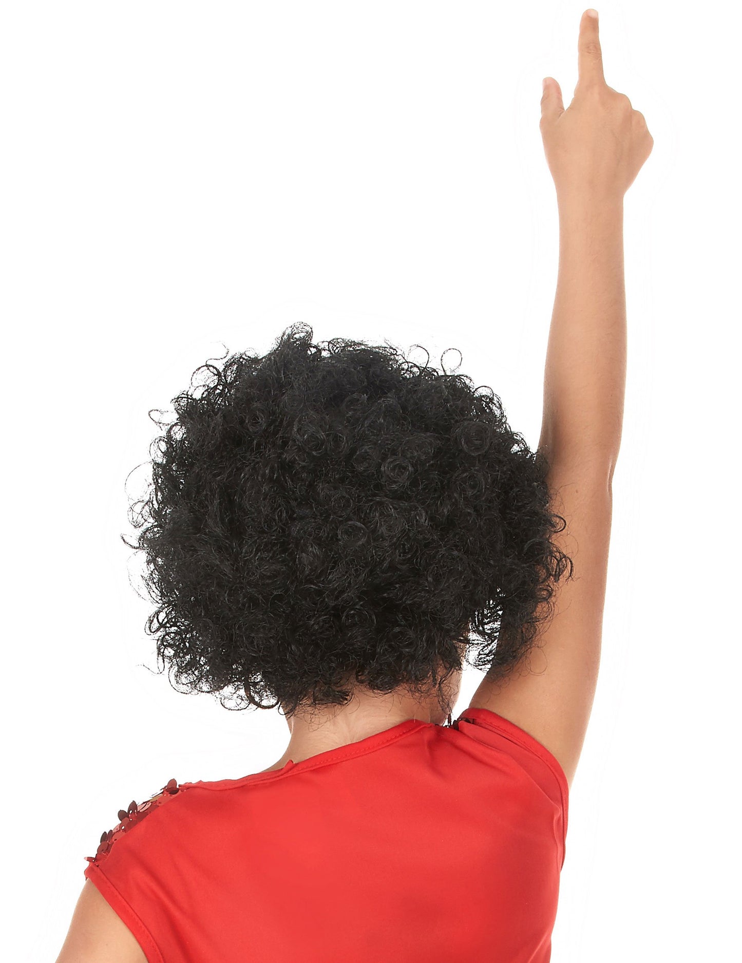 Черно афро перука дете