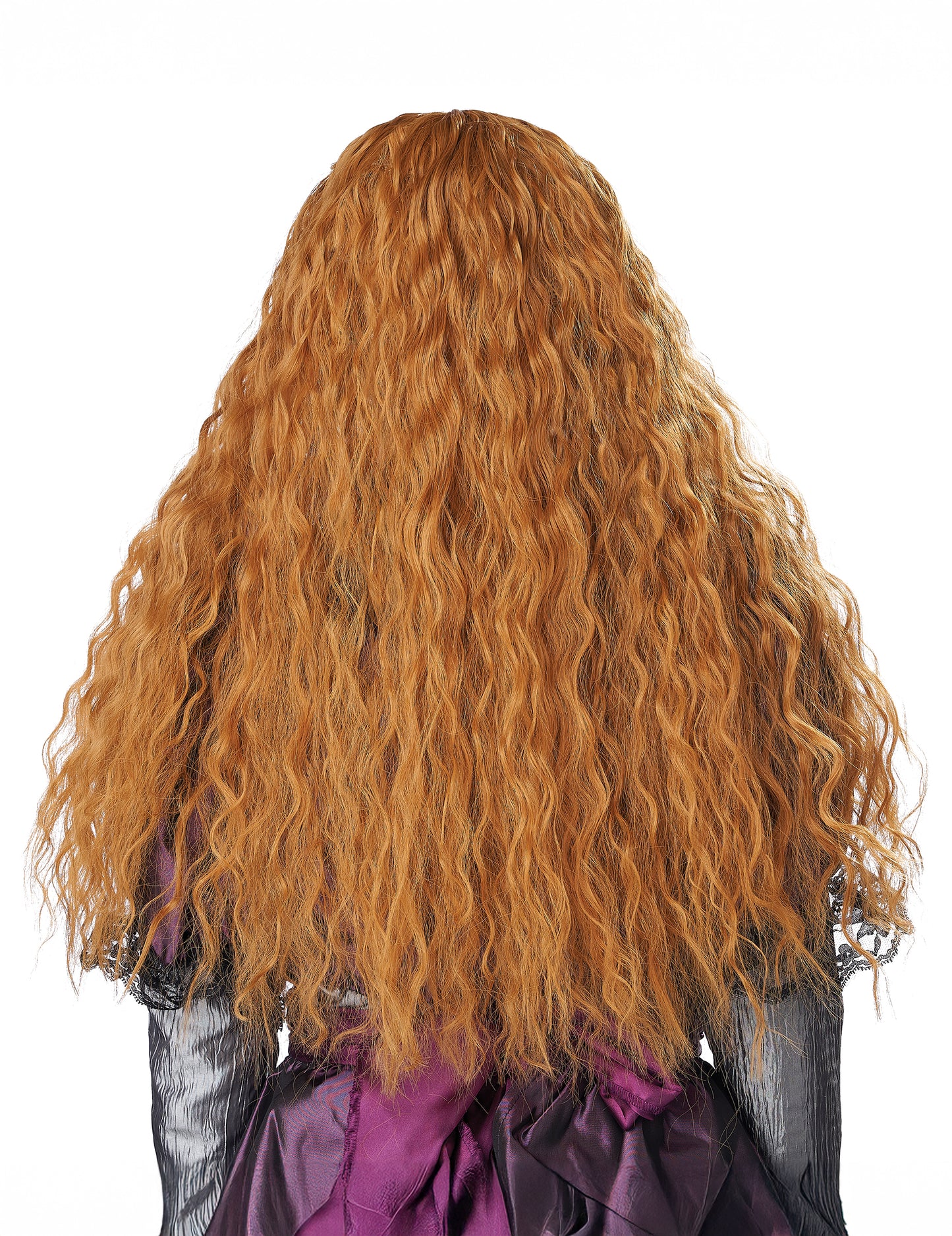 Червени деца с дълга перука с дълги перуки