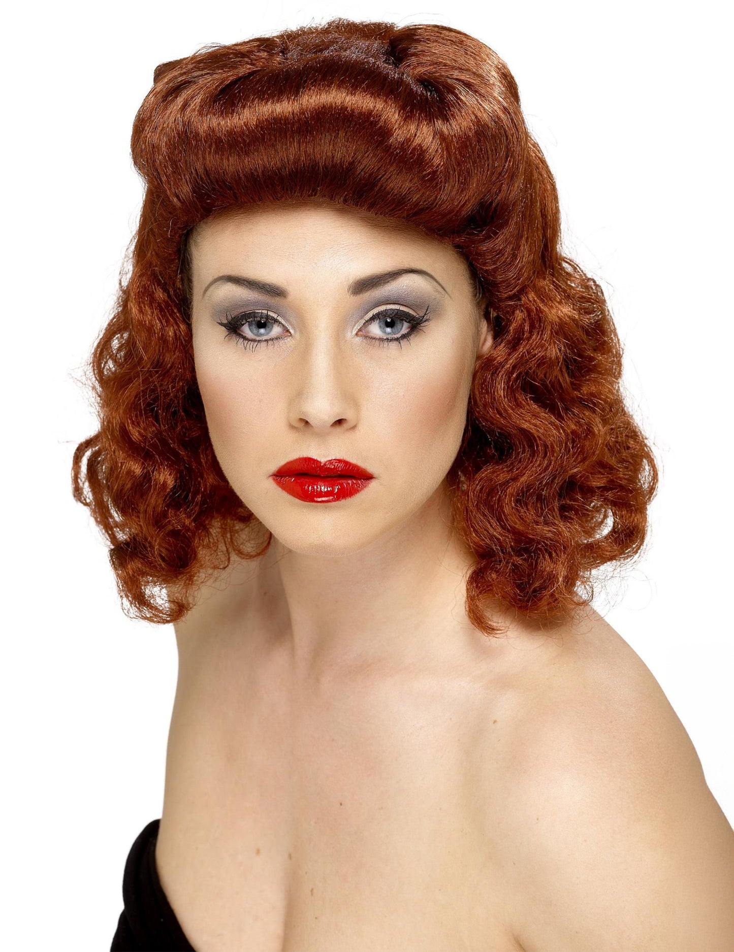 Женски кафяв бор перука