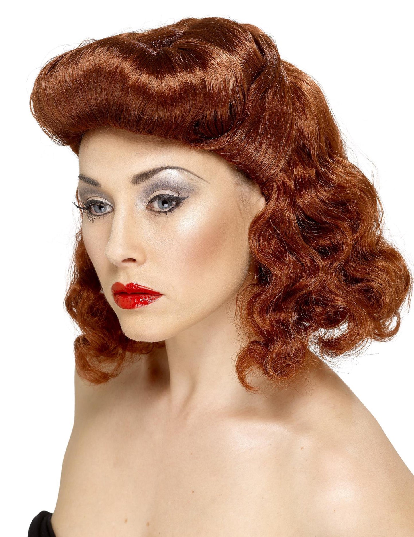 Женски кафяв бор перука