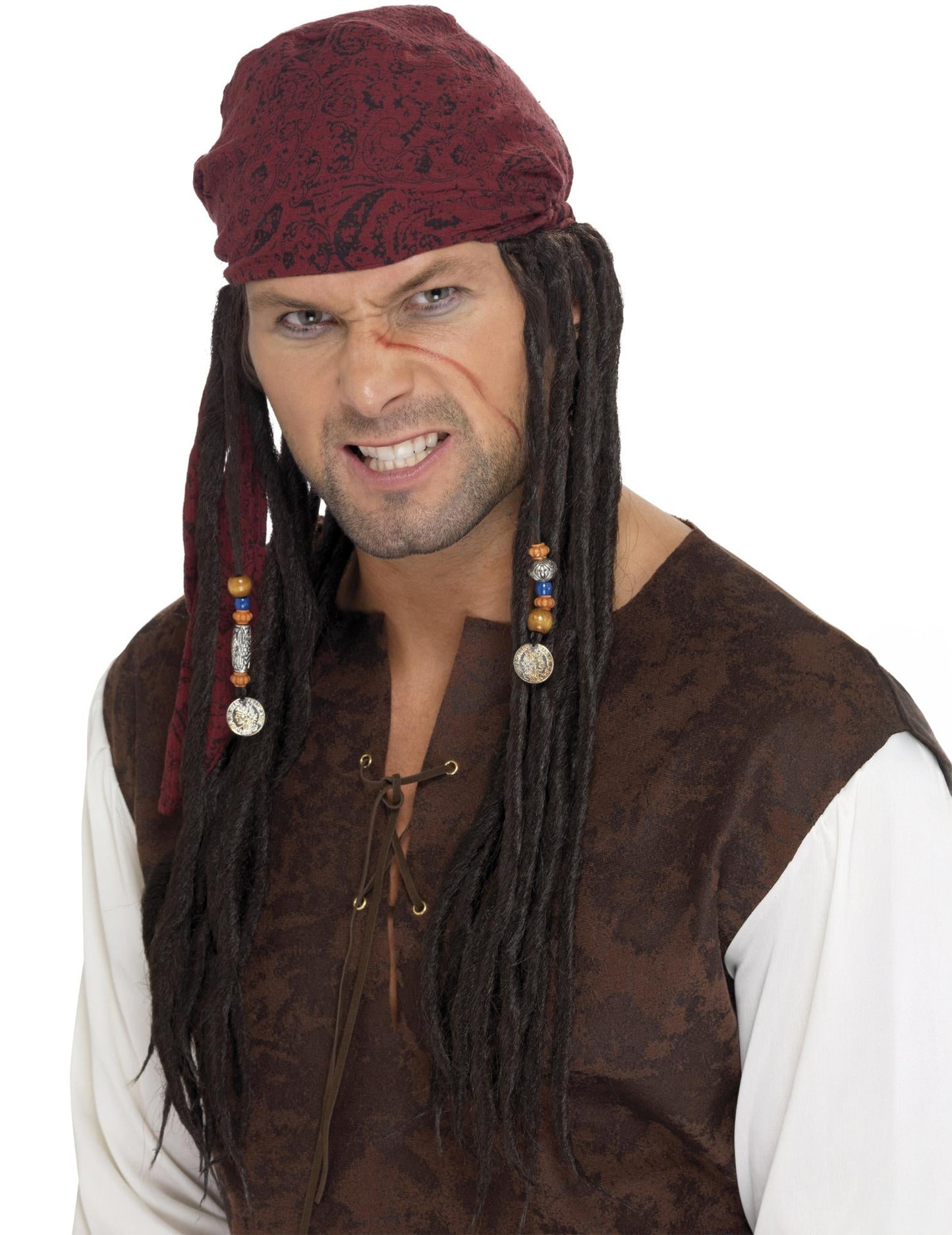 Dreadlocks Man Pirate Wig
