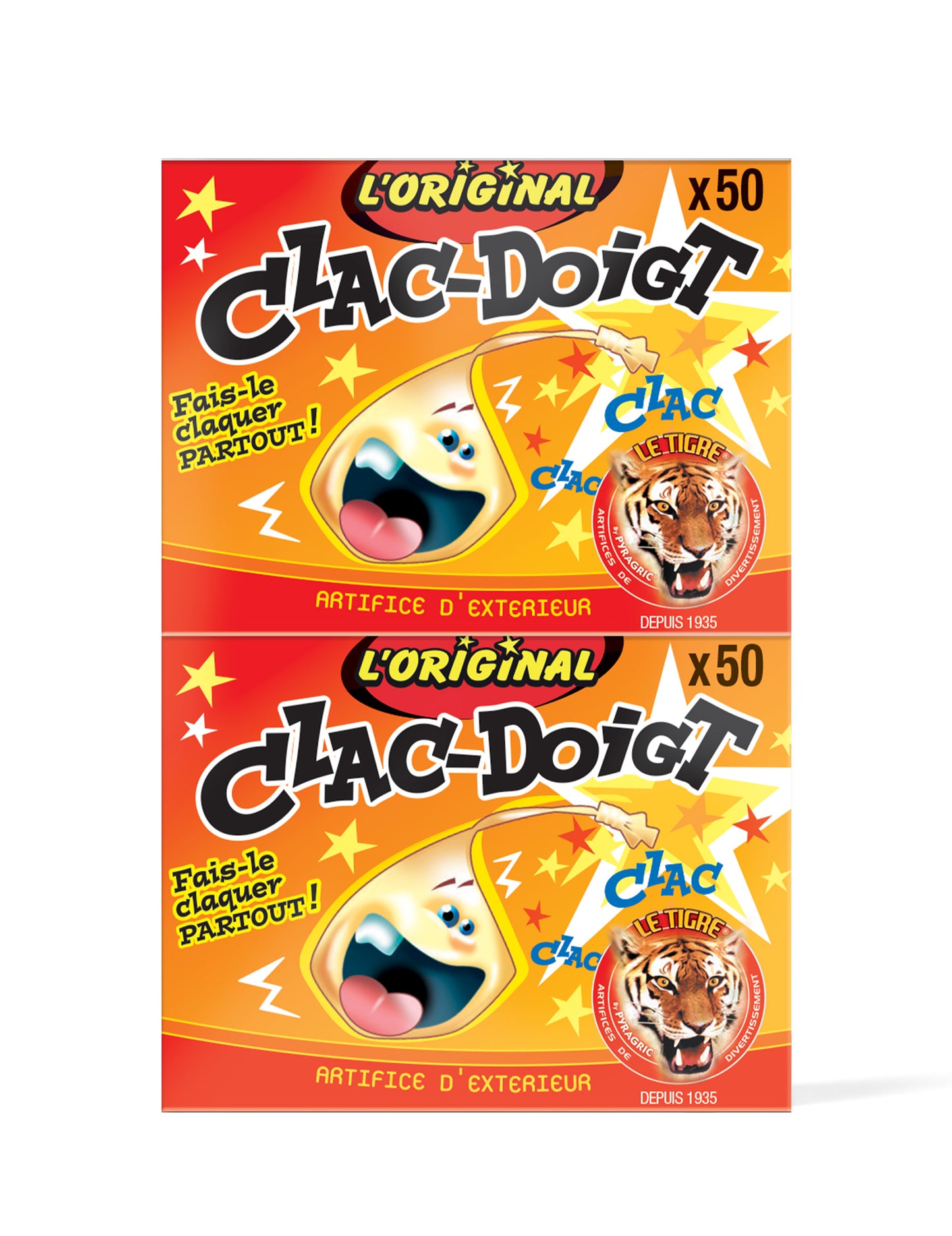 Firecracker Clac Finger Le Tigre Чанта от 2 кутии