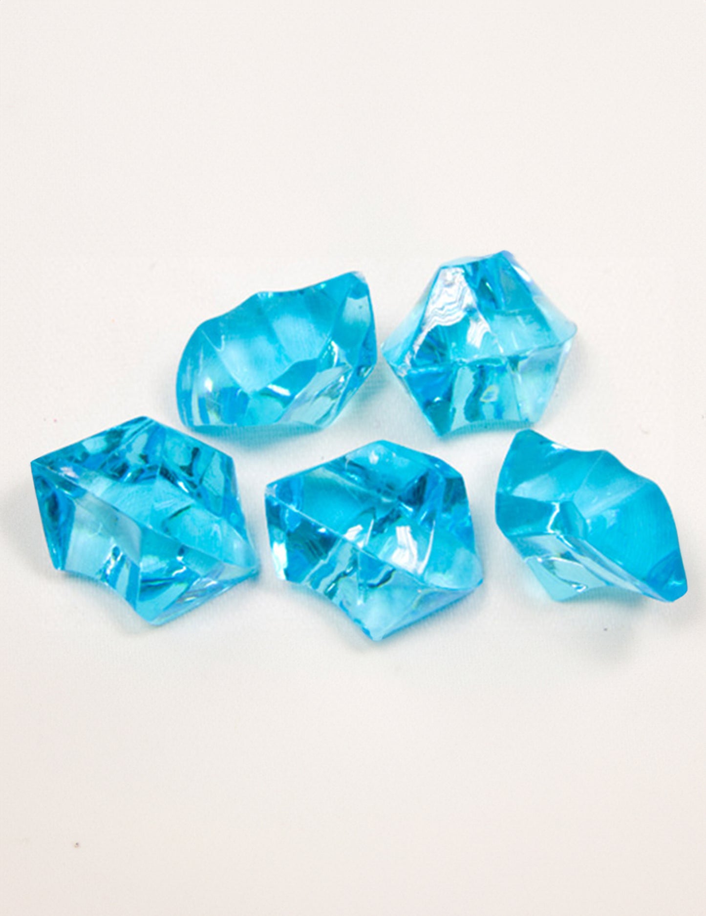 Камъни с тюркоазен кристален ефект, 50 г, за декорация на маса