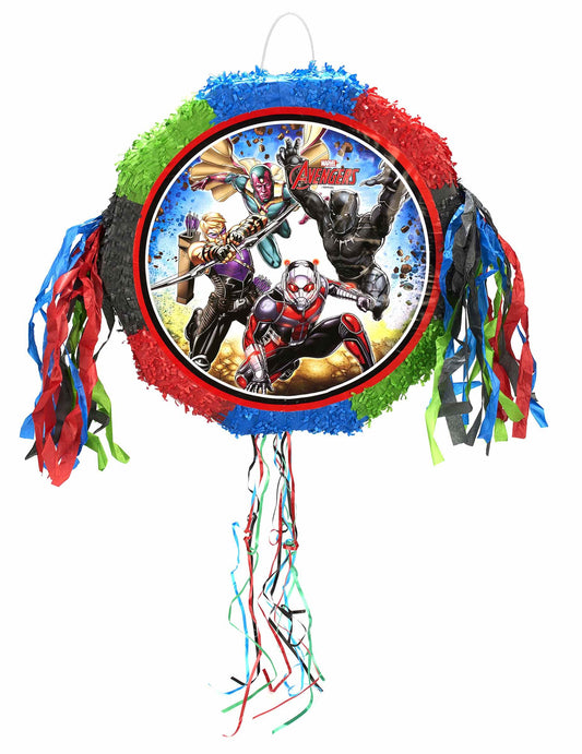 Vue de face de la Pinata Avengers
