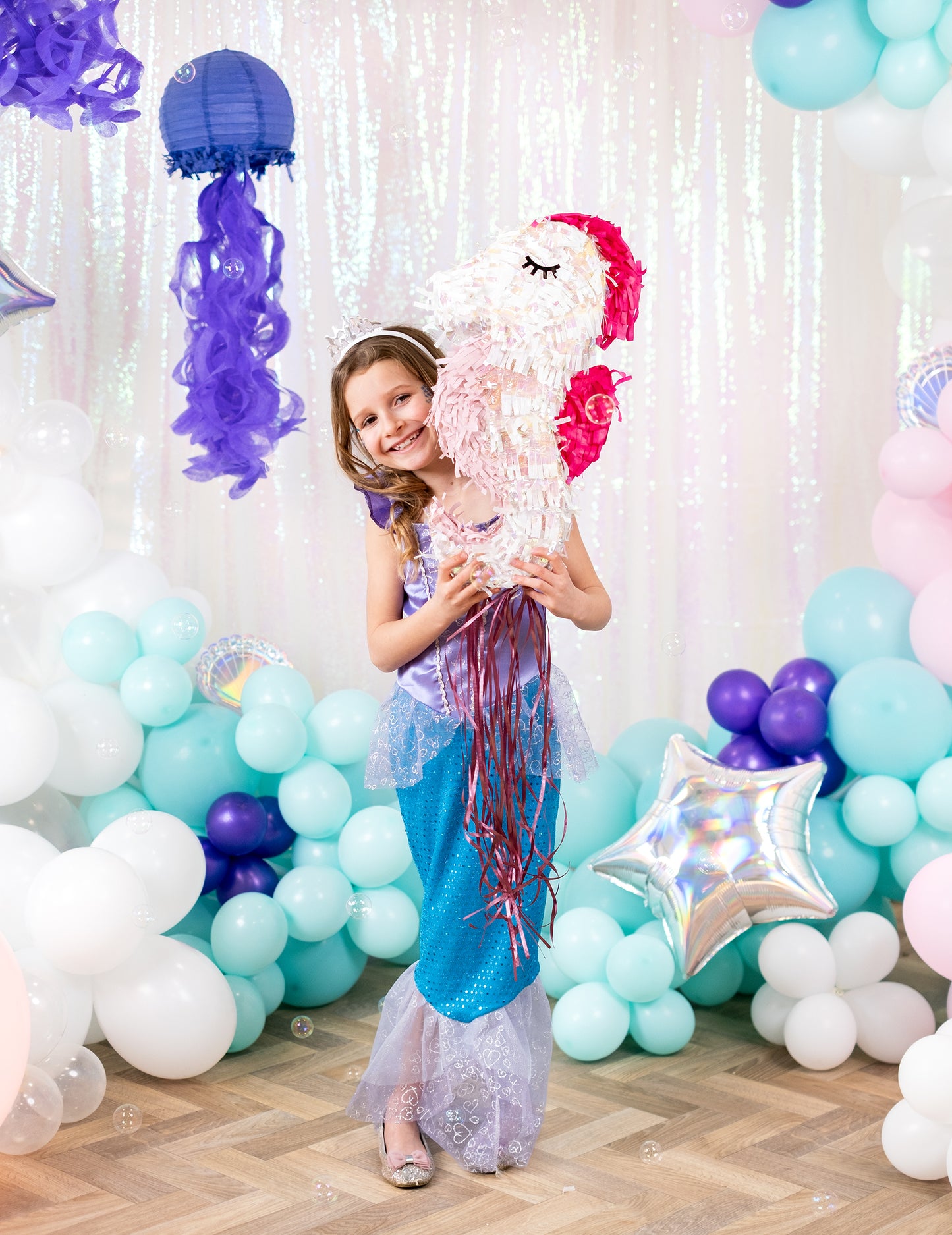 Piñata Hippocampus Iridescent 53 cm