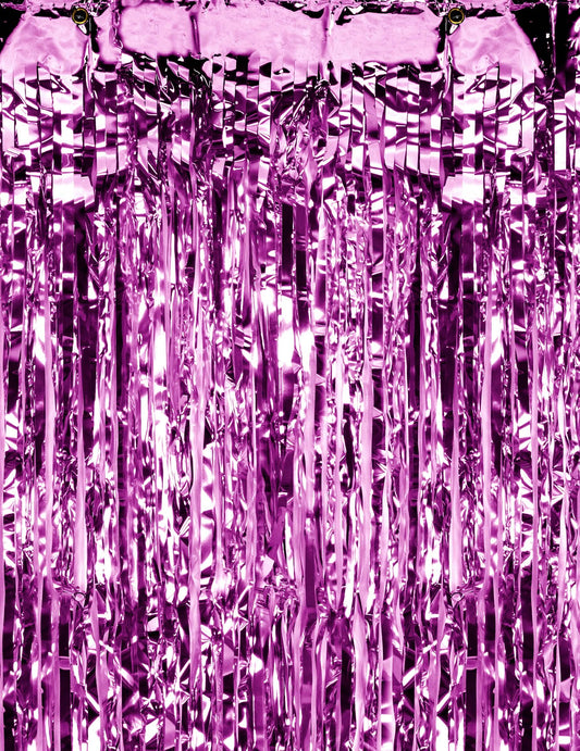 Détail de la texture scintillante du rideau scintillant à frange pour décoration