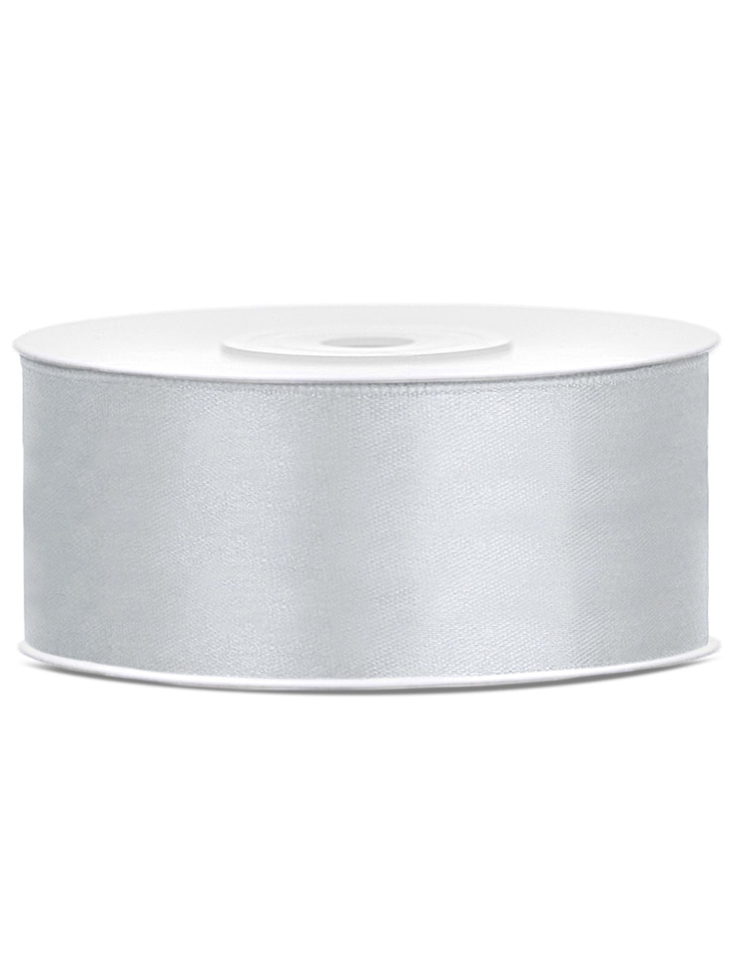 Ruban satin pour décoration argent