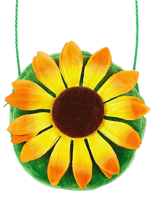 Gros plan sur la fleur du sac hippie pour femme