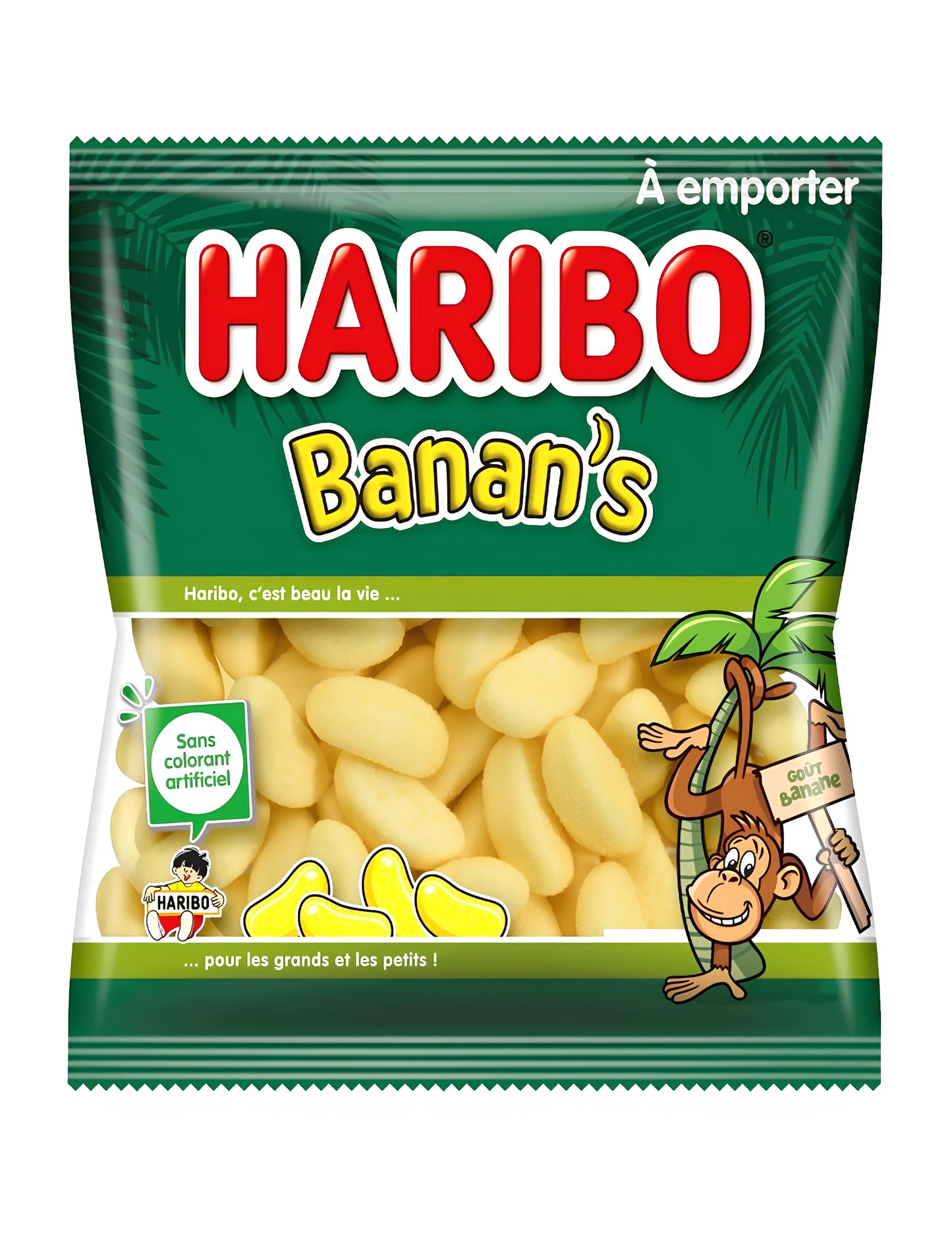Haribo 120 g бананови бонбони