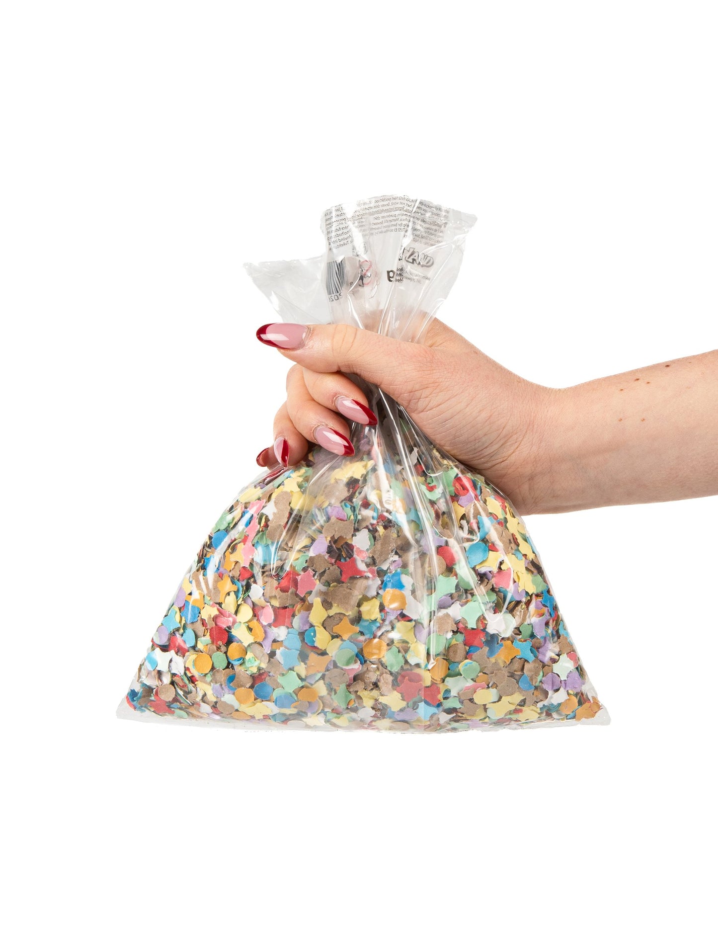Многоцветна чанта конфети 100 грама