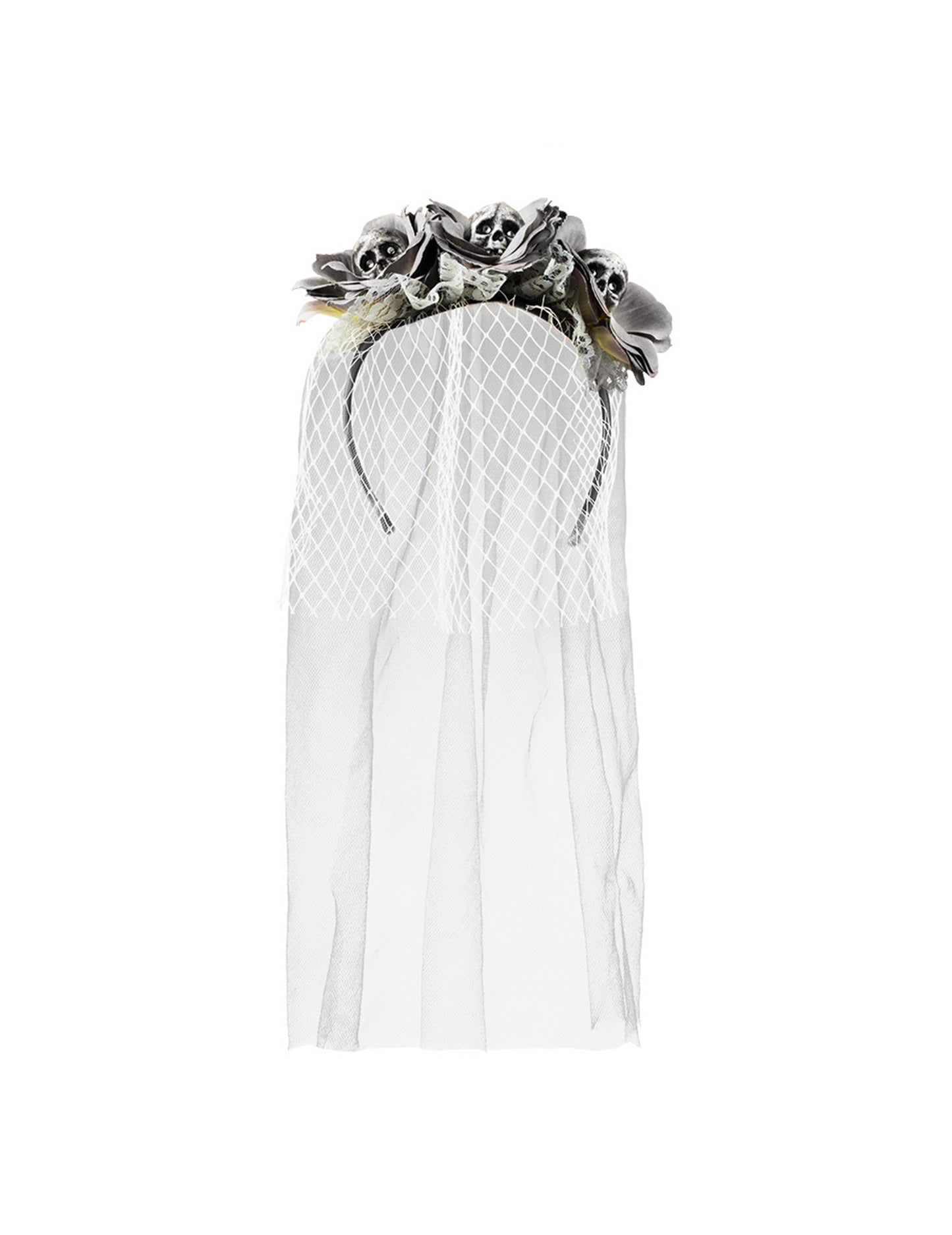 Лента за глава с бяла зомби жена Хелоуин