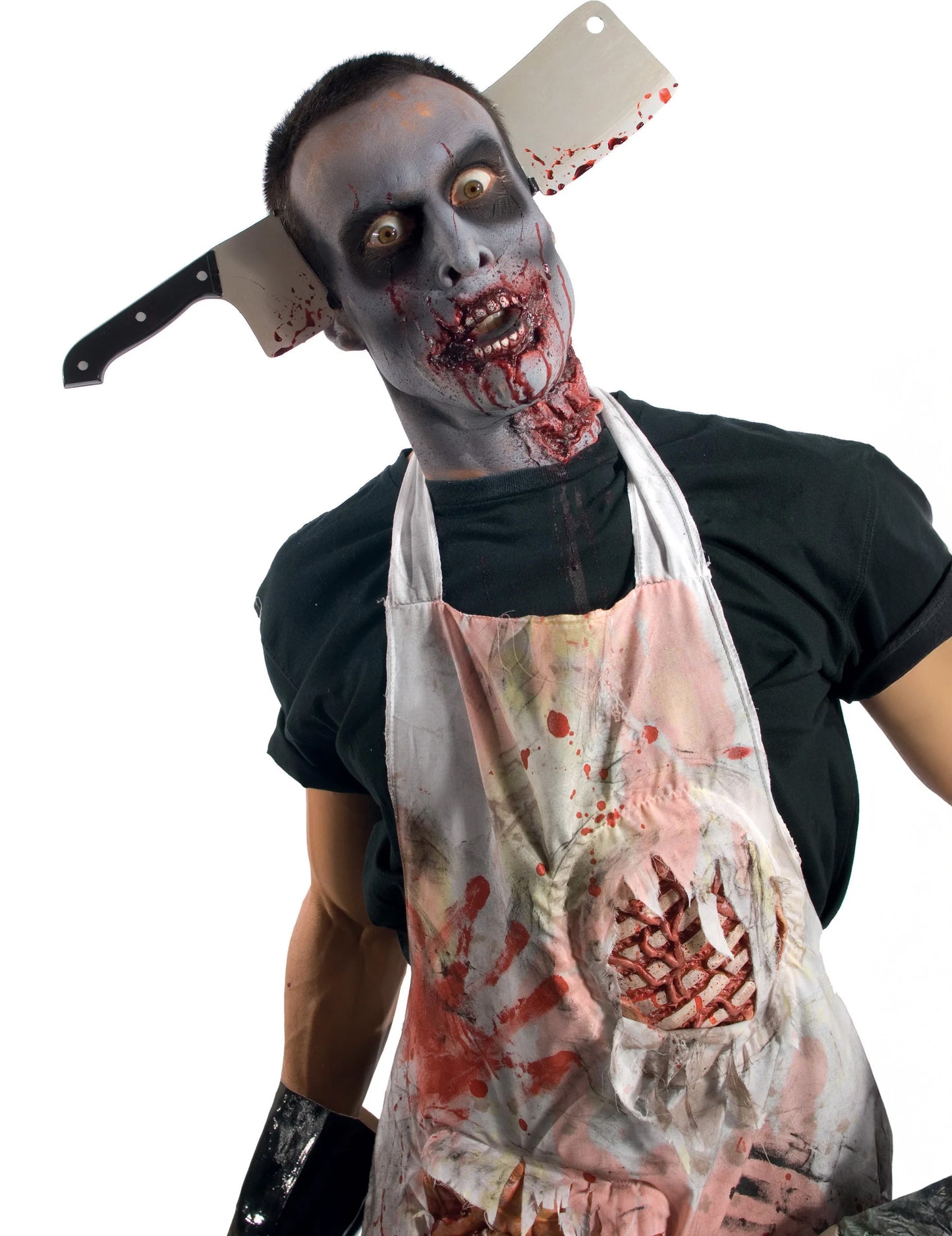 Сив и окървавен хелм за възрастни