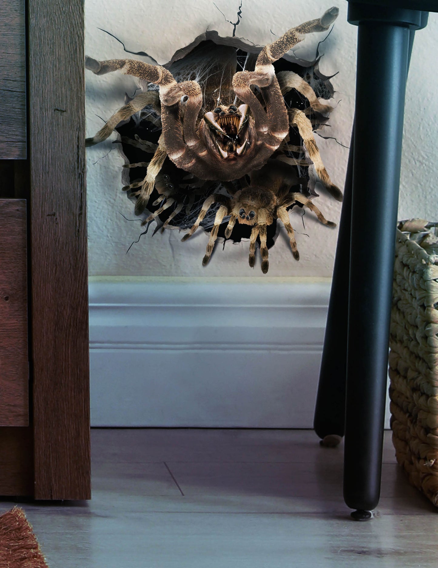 Стикер за стена паяк 16 х 16 см