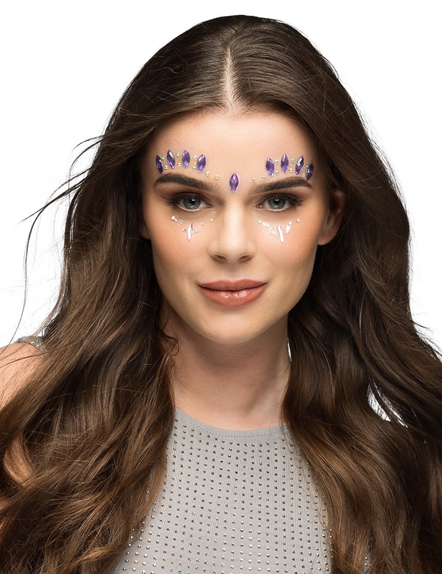 Възрастни лилави лепилни кристали