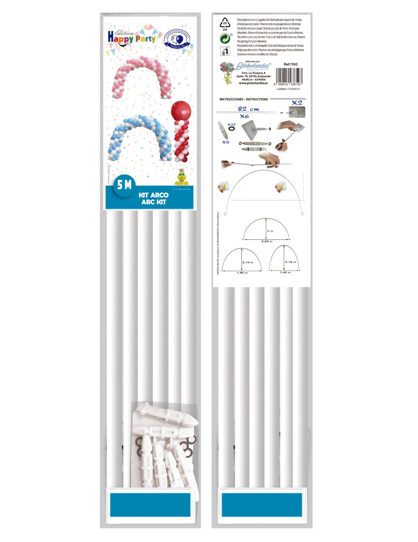 Заоблена структура на балона 5 m