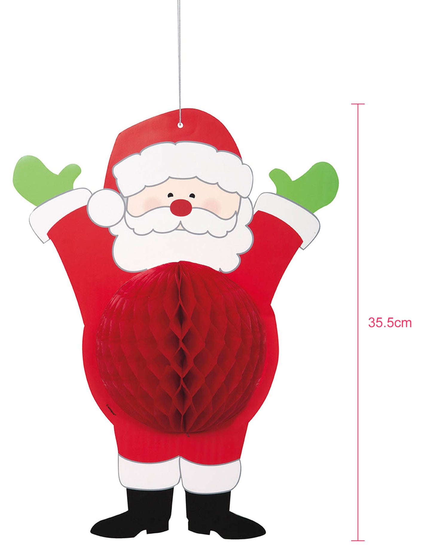 SANTAWAY SANTA CLAUS SUSPENTION 35.5 cm