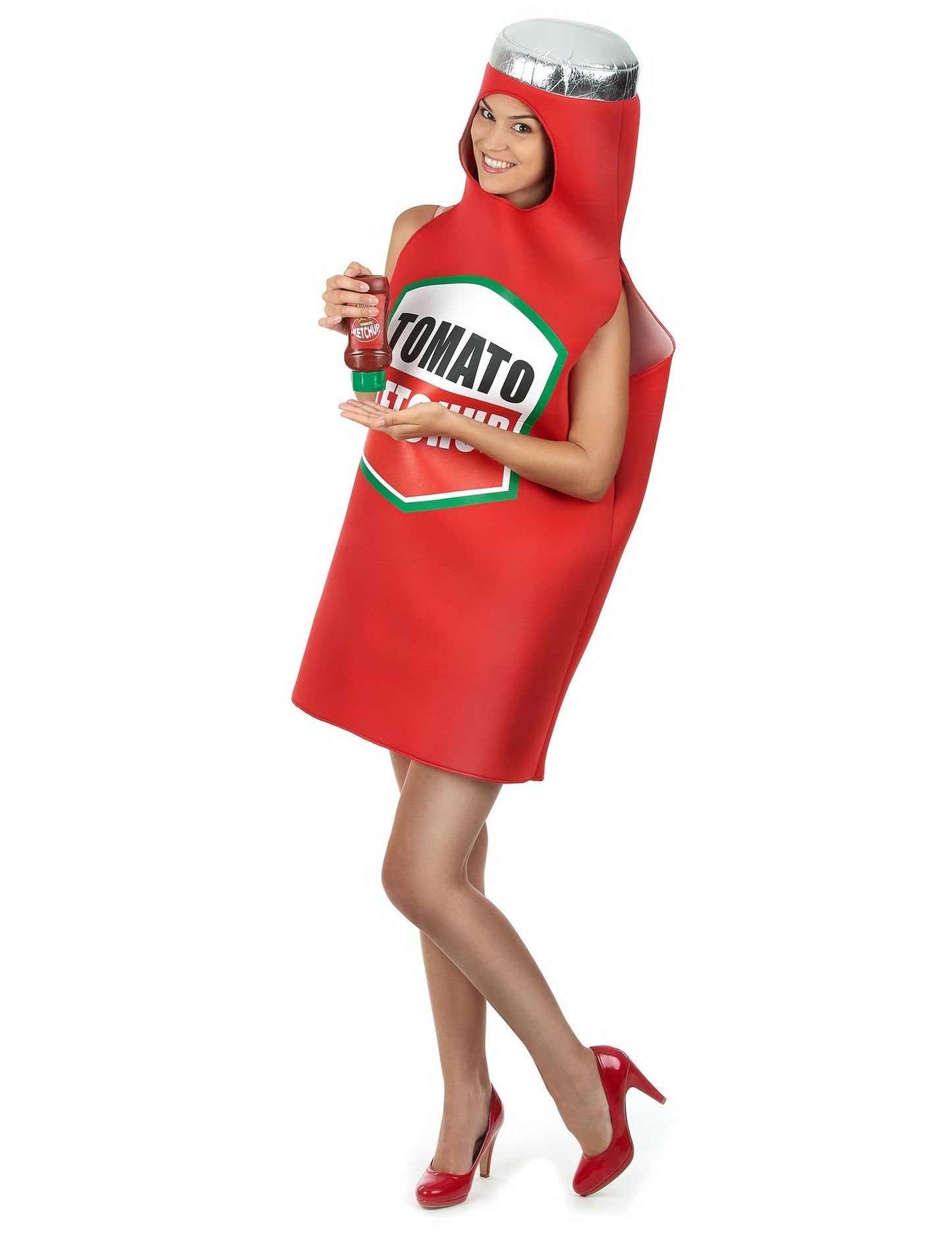 Déguisement de couple hot dog et ketchup adulte