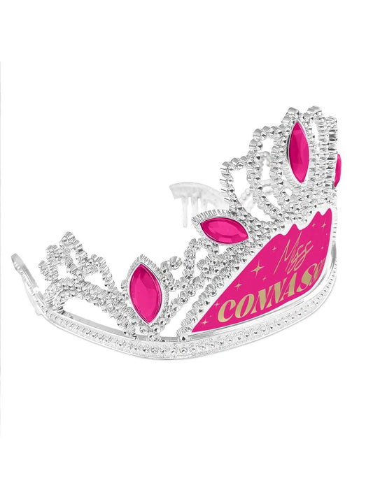 Комплект аксесоари "Miss connasse" шал и диадема