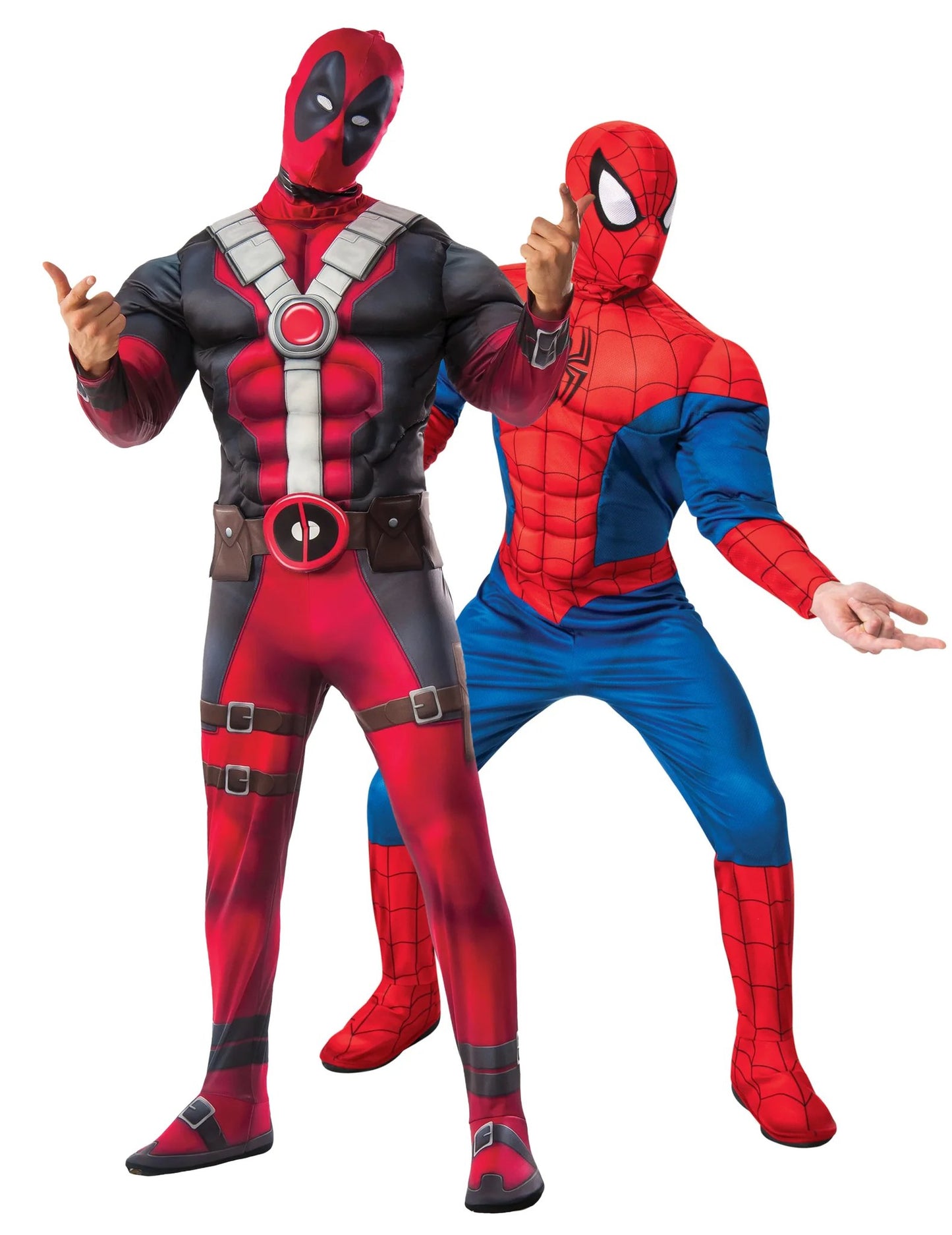 Костюми за двойка Spiderman™ и Deadpool™ за възрастни