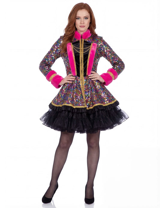Vue d'ensemble de la veste à sequins de luxe pour femme