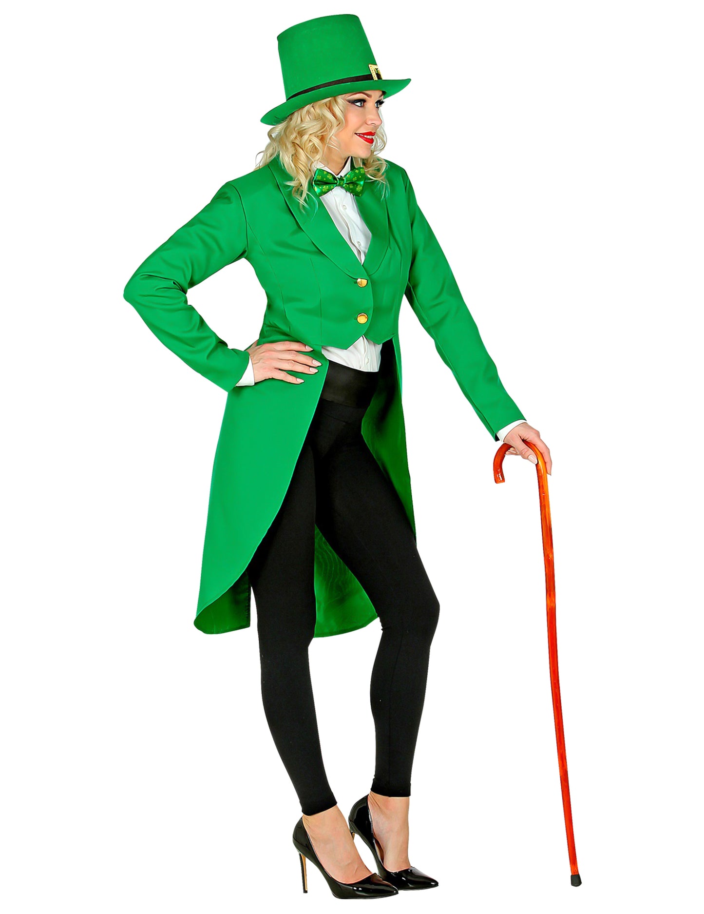 Зелен фрак за жени за Свети Патрик