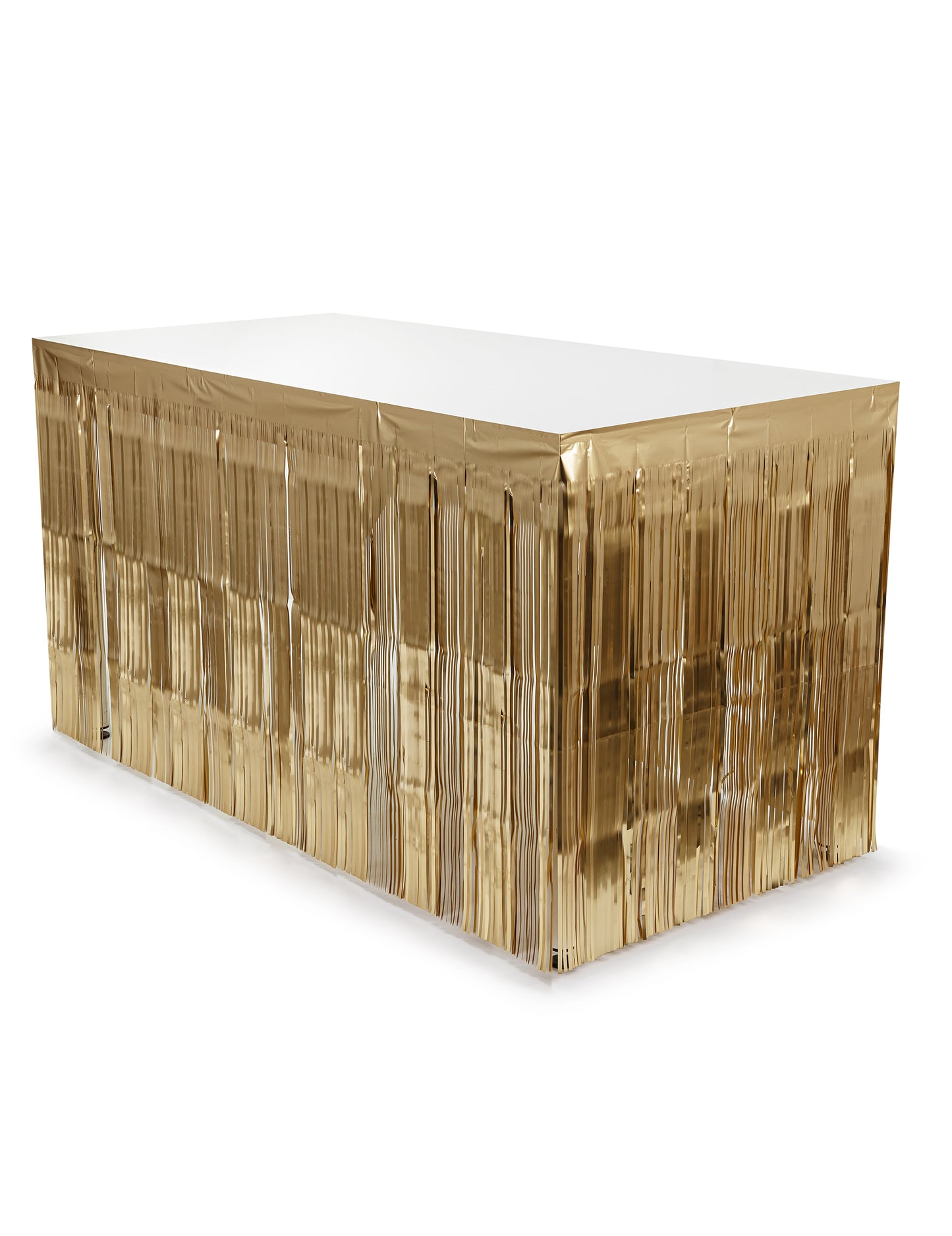 Златна реснирана покривка за маса 300 x 80 cm 