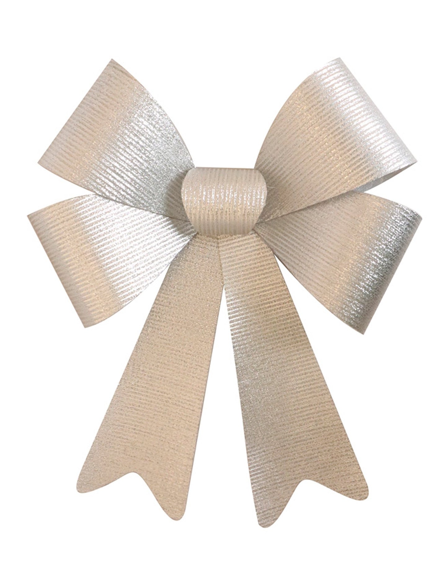 Блестяща сребърна панделка 36 x 51 cm 