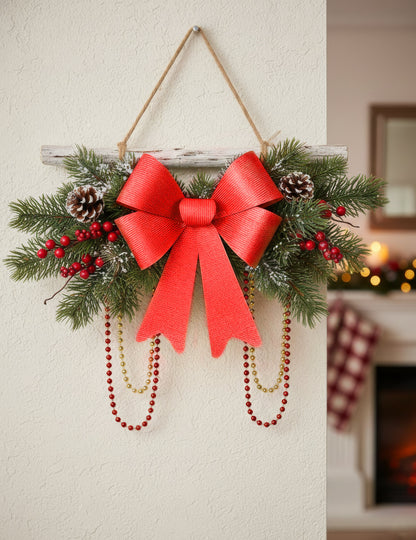 Лъскава червена панделка 36 x 51 cm 