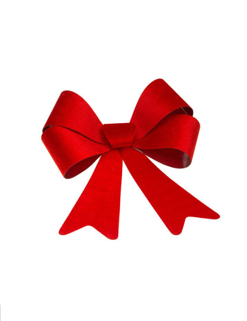 Червена кадифена панделка 36 x 51 cm 