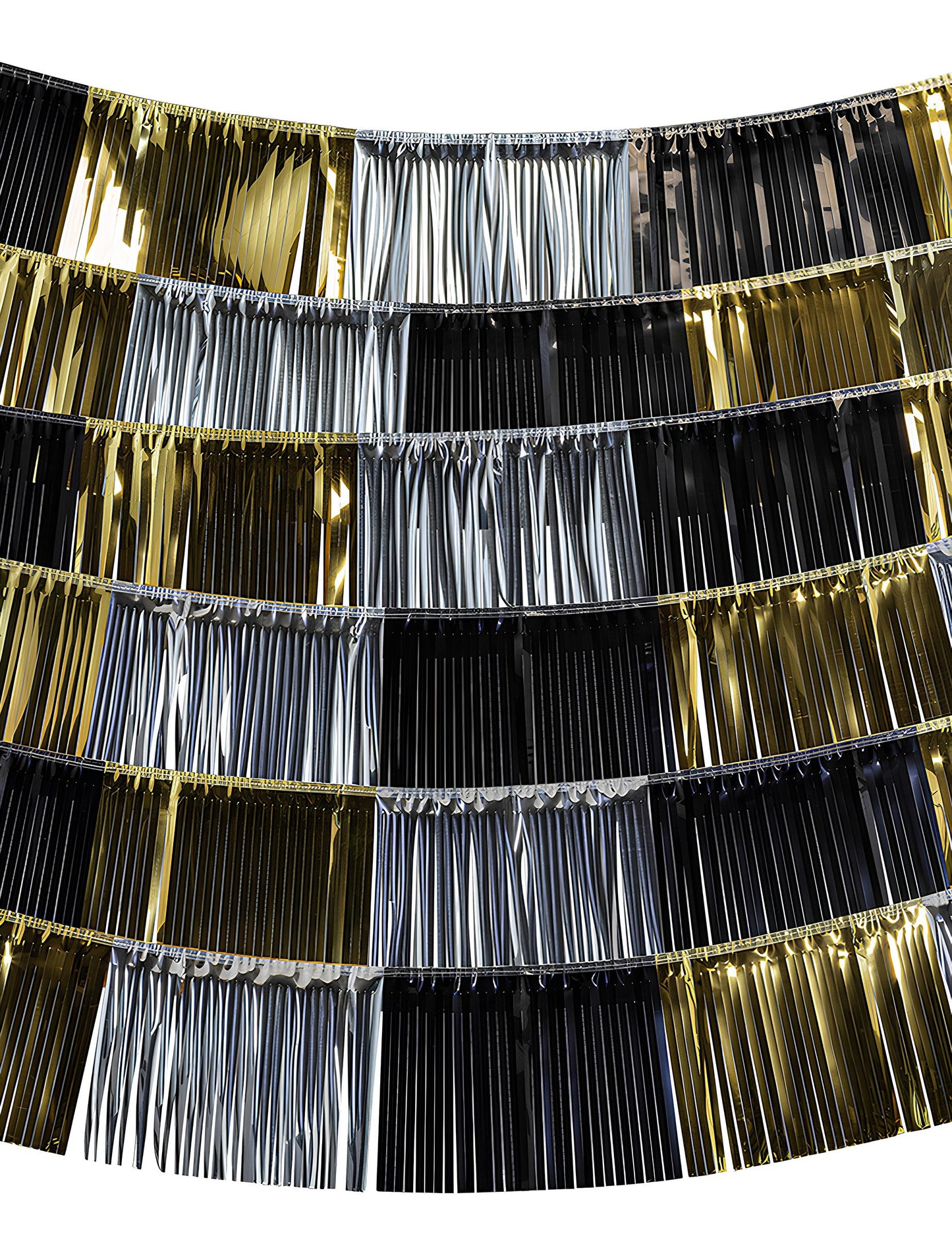 1 фон 6 гирлянди с метални ресни 150 x 26 cm 