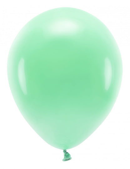 10 ballons en latex pastel menthe 26 cm pour décoration