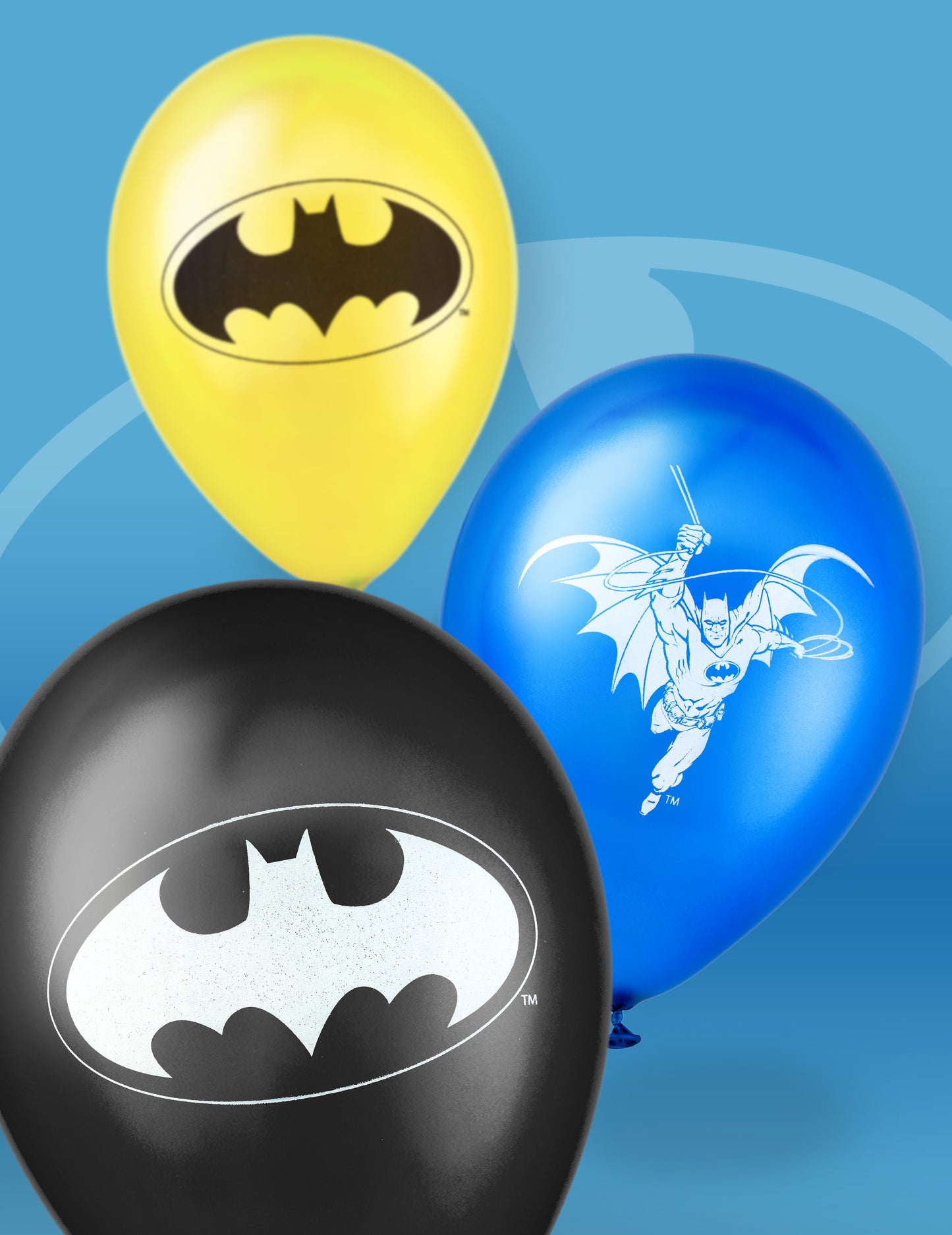 10 латекс балони Batman 25x32cm