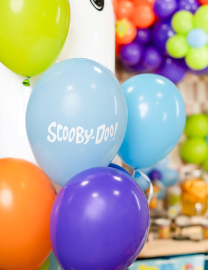 Ballons latex Scooby-Doo pour fête multicolores