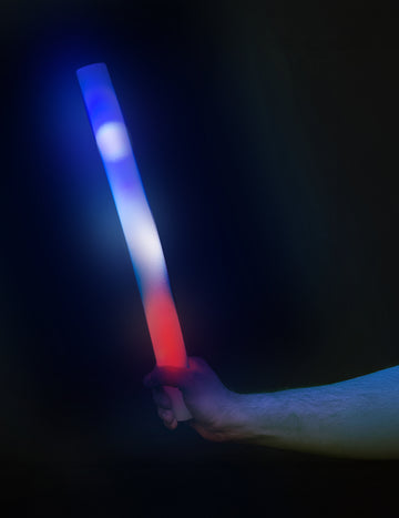 10 светещи LED пяна пръчки Франция 48 cm 