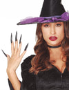 Faux ongles Halloween pour adulte noirs longs et pointus