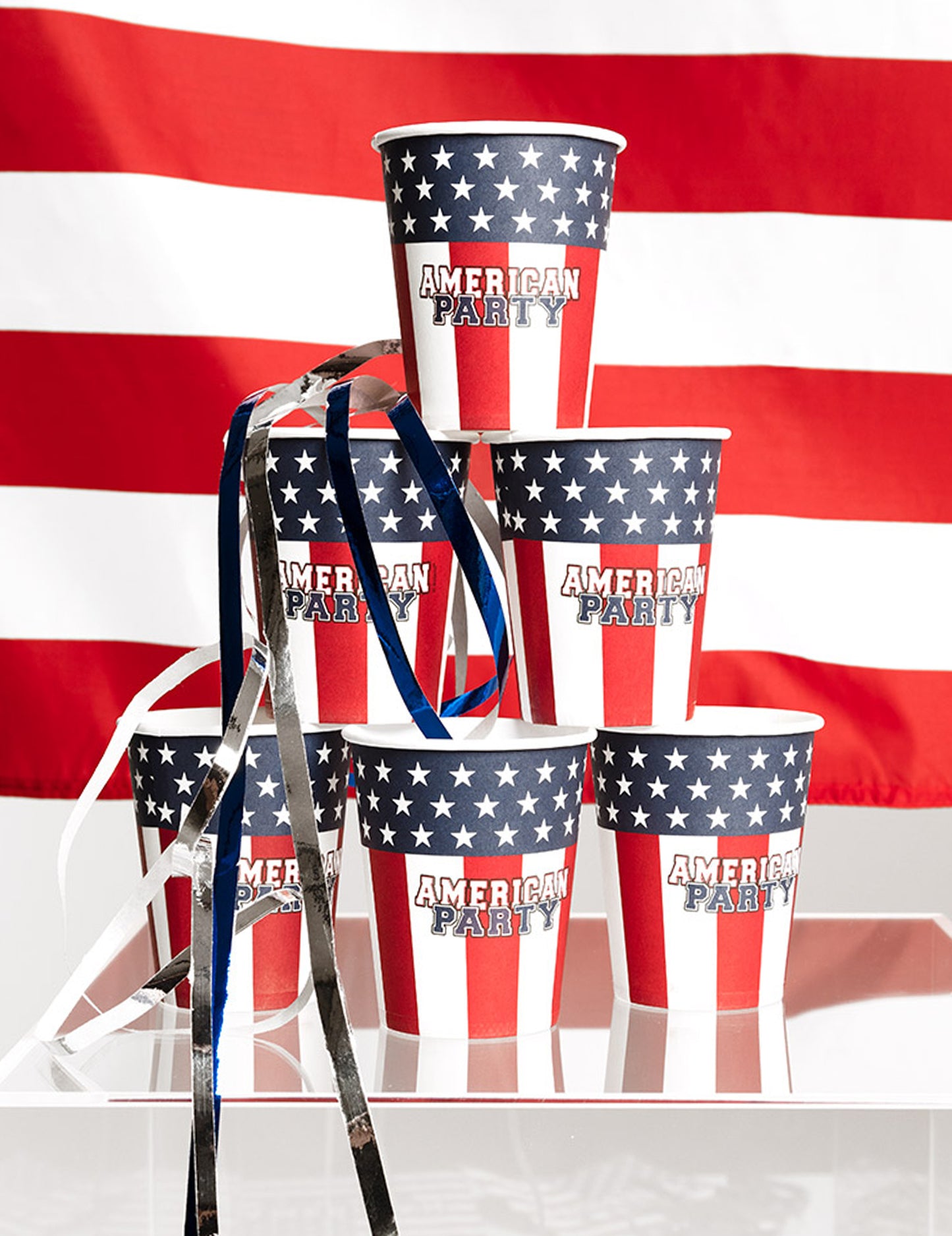 10 картонени чаши American Party 21 Cl