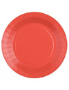 Assiettes en carton jetables pour fête rouge