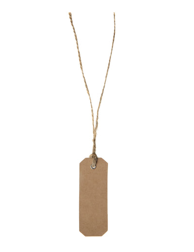 Marque-places style rustique kraft avec cordon