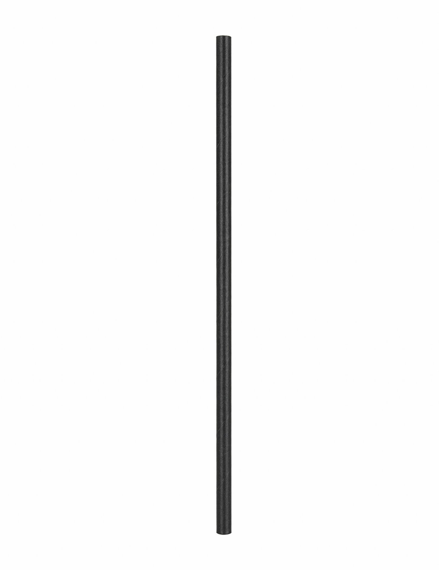 10 черни пиратски картонени сламки 20 cm