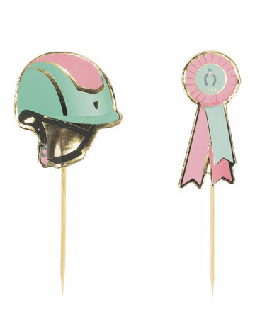 10 дървени кирки за коктейли с коне, конна тематика